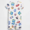 GAP × Disney Baby og Småbarn pyjamasett med shorts i økologisk børstet bomull