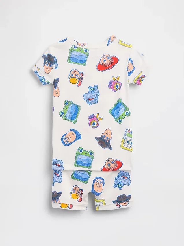 GAP × Disney Baby og Småbarn pyjamasett med shorts i økologisk børstet bomull