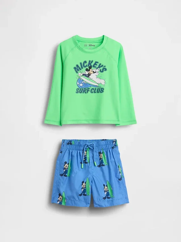 GAP × Disney Baby og Småbarn Rash Guard-badesett