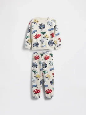 GAP × Disney Baby og Småbarn Vintagesoft Cars-sweatsett