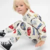 GAP × Disney Baby og Småbarn Vintagesoft Cars-sweatsett
