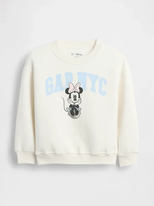 GAP × Disney Baby og Småbarn Vintagesoft NYC-logo-genser