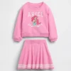 Gap × Disney Baby og Småbarn Vintagesoft Terry-skort-sett