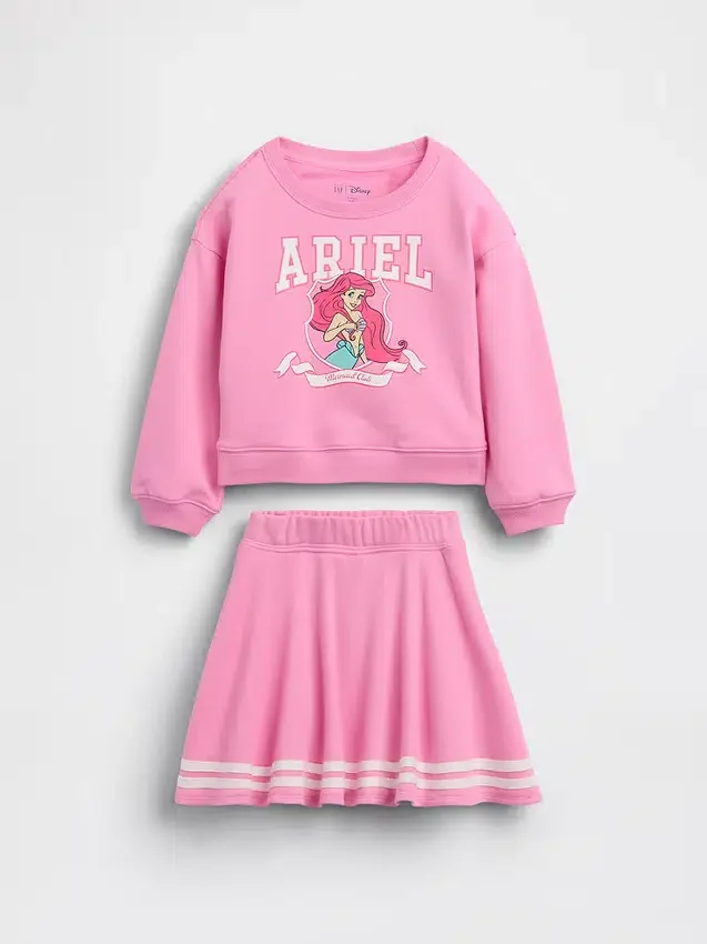 Gap × Disney Baby og Småbarn Vintagesoft Terry-skort-sett