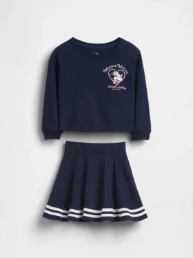 Gap × Disney Baby og Småbarn Vintagesoft Terry-skort-sett