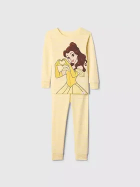 GAP × Disney Baby pyjamasett i økologisk børstet bomull med prinsessesmotiv