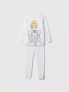 GAP × Disney Baby pyjamasett i økologisk børstet bomull med prinsessesmotiv