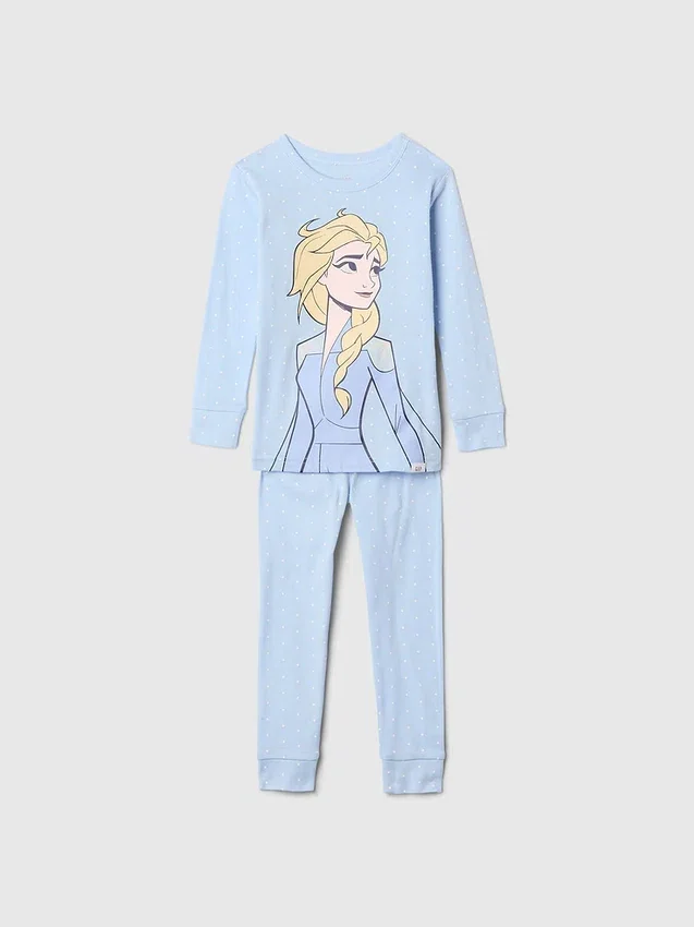 GAP × Disney Baby pyjamasett i økologisk børstet bomull med prinsessesmotiv