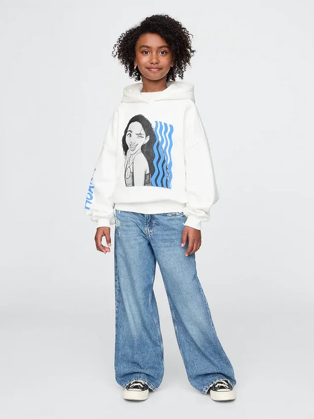 GAP × Disney barne-hoodie i Vintagesoft-stoff
