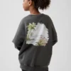 GAP × Disney barnesweatshirt i Vintagesoft-stil med oversized passform
