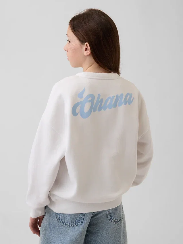 GAP × Disney barnesweatshirt i Vintagesoft-stil med oversized passform