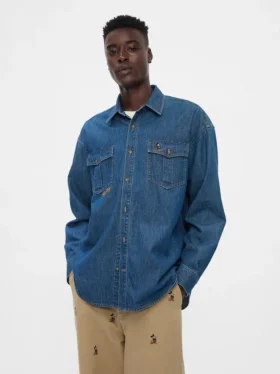 GAP × Disney denim-westernskjorte