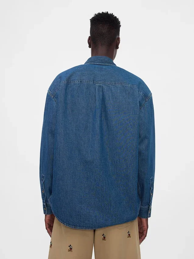 GAP × Disney denim-westernskjorte