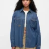 GAP × Disney denim-westernskjorte