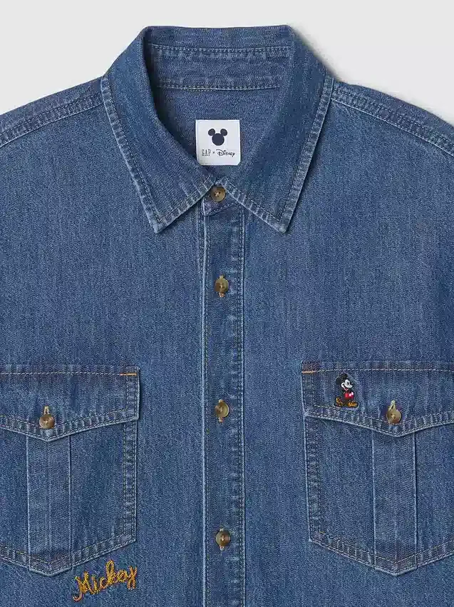 GAP × Disney denim-westernskjorte