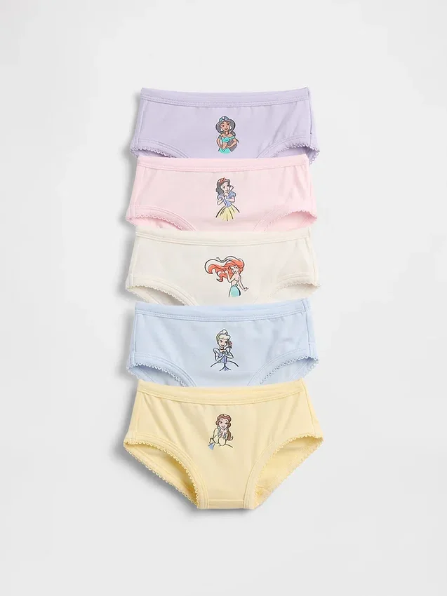 GAP × Disney økologiske truser i stretchbomull for småbarn (5-pakning)