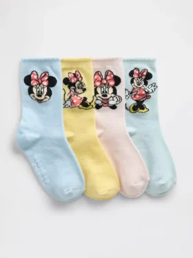 GAP × Disney sokker for småbarn med Minnie Mouse-motiv (4-pakning)