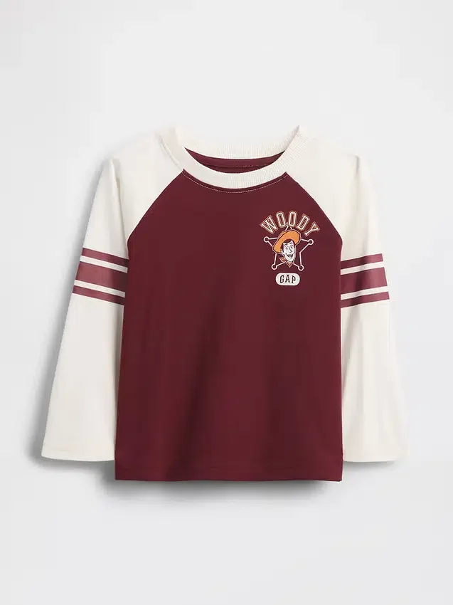 GAP × Disney T-skjorte i raglan-jersey for Baby og Småbarn