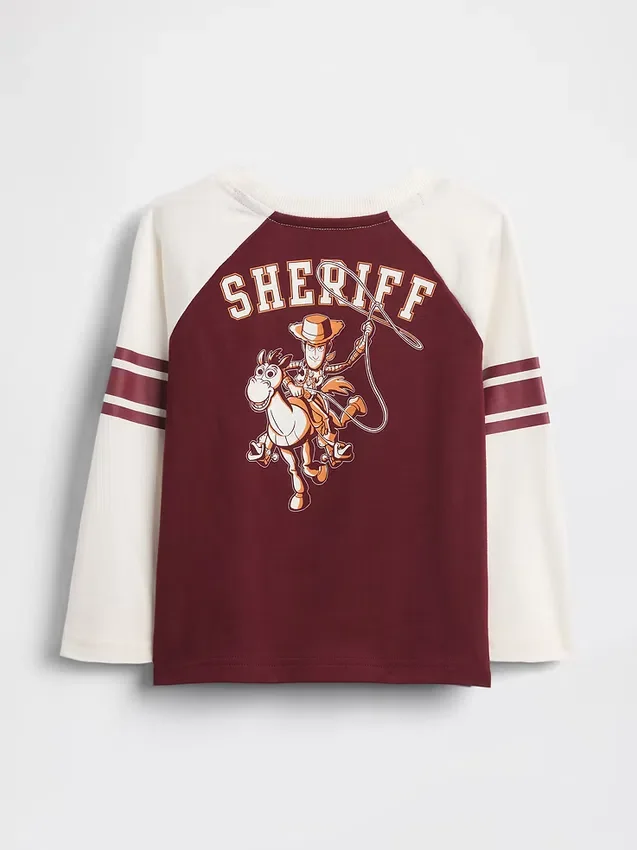 GAP × Disney T-skjorte i raglan-jersey for Baby og Småbarn