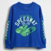 Gap × Disney T-skjorte med grafisk motiv for Baby og Småbarn – Cars