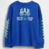Gap × Disney T-skjorte med grafisk motiv for Baby og Småbarn – Cars