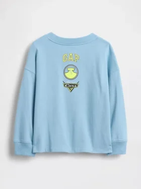 Gap × Disney T-skjorte med grafisk motiv for Baby og Småbarn – Cars