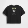 Gap × Disney T-skjorte med grafisk trykk i oversized-passform for Baby og Småbarn