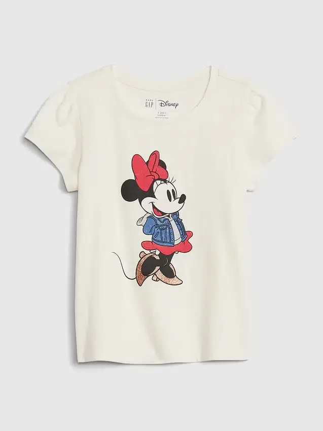 Gap × Disney T-skjorte med Minnie Mouse-motiv for Baby og Småbarn