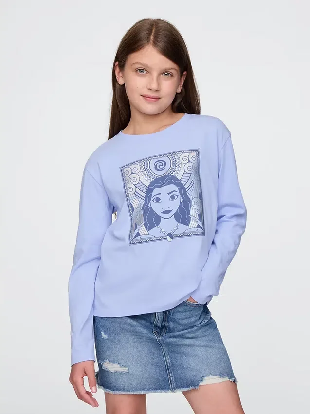 Gap × Disney T-skjorte med «Moana»-motiv for barn