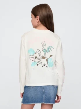 Gap × Disney T-skjorte med «Moana»-motiv for barn