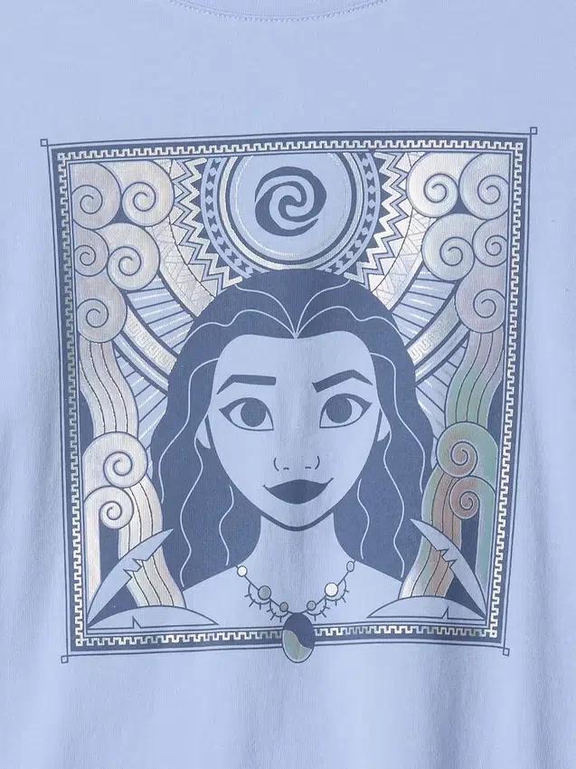 Gap × Disney T-skjorte med «Moana»-motiv for barn