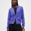 GAP × Disney Tim Burtons «The Nightmare Before Christmas» CashSoft-cardigan med hodeskalle