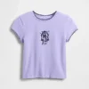 Gap × Disney Tim Burtons «The Nightmare Before Christmas» – grafisk T-skjorte for barn i krympet passform