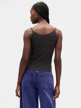 Gap × Disney Tim Burtons «The Nightmare Before Christmas»-minitanktop med ribbestrikk