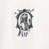 GAP × Disney Tim Burtons «The Nightmare Before Christmas» moderne, innsvingt T-skjorte