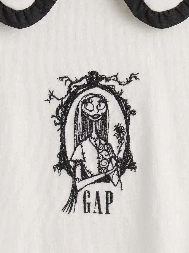 Gap × Disney Tim Burtons The Nightmare Before Christmas – Sailor-top for Baby og Småbarn