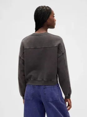GAP × Disney Tim Burtons «The Nightmare Before Christmas» tykk sweatshirt med hodeskalle
