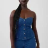 Gap × Hfr denimkorsett-top fra Atelier Ndigo