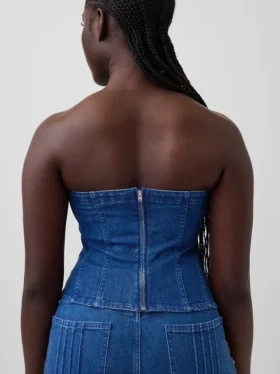 Gap × Hfr denimkorsett-top fra Atelier Ndigo