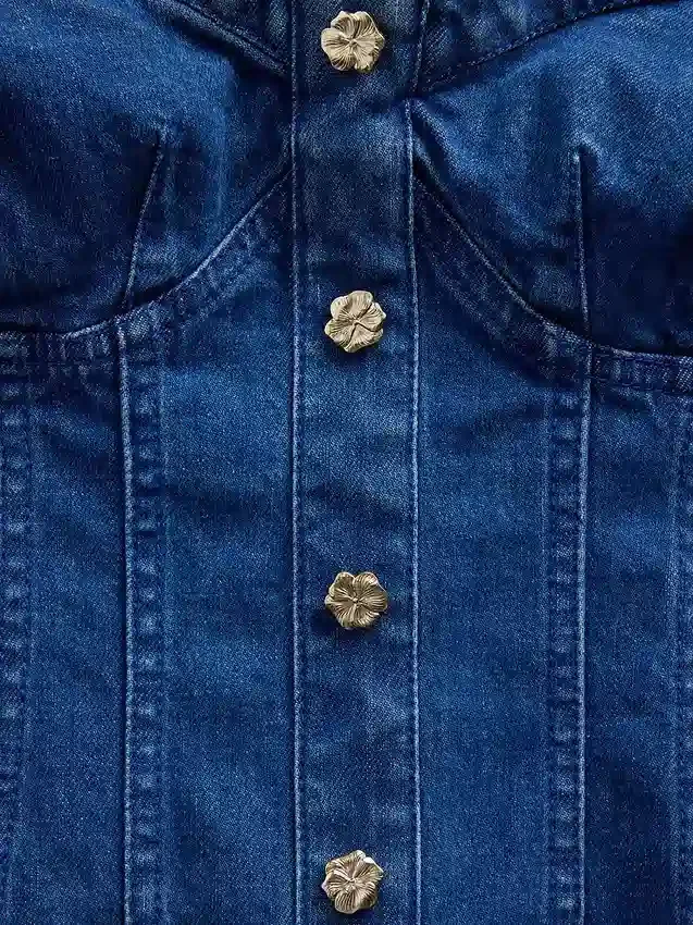 Gap × Hfr denimkorsett-top fra Atelier Ndigo