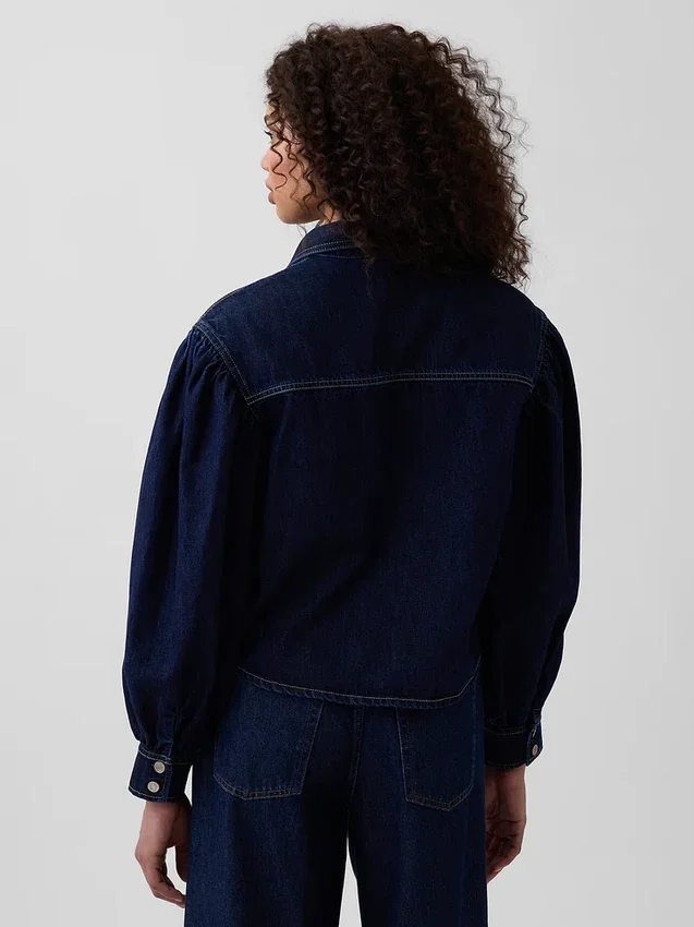 GAP × Hfr denimskjorte med ballongerm av Latoucha
