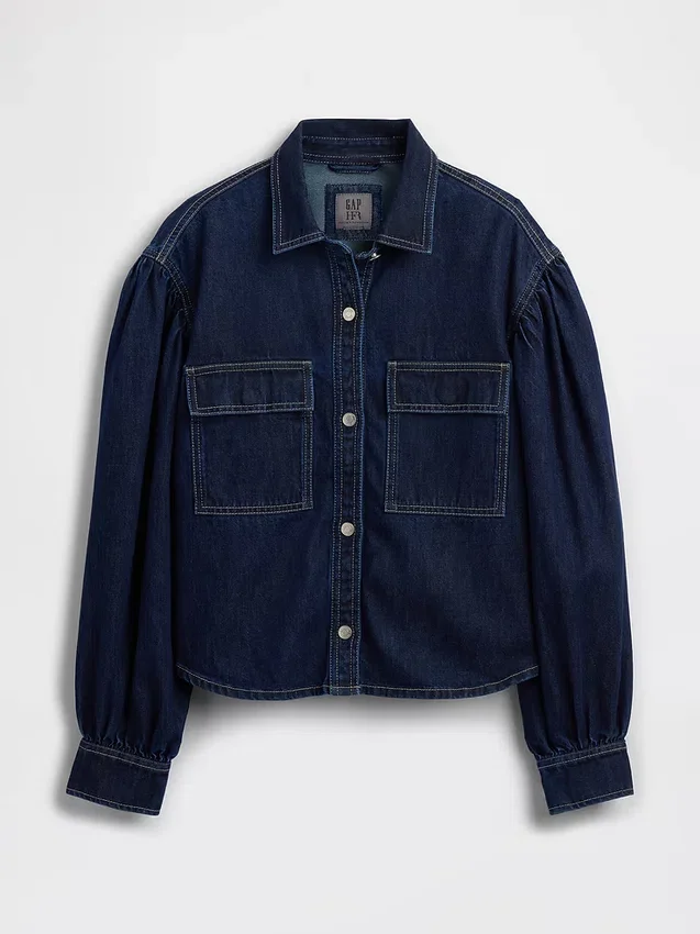 GAP × Hfr denimskjorte med ballongerm av Latoucha