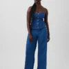 GAP × Hfr High Rise Pintuck Stride Wide-Leg Jeans fra Atelier Ndigo