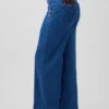 GAP × Hfr High Rise Pintuck Stride Wide-Leg Jeans fra Atelier Ndigo
