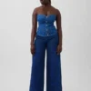 Gap × Hfr lavt sittende, ekstra baggy Jeans med blomstermønster fra Atelier Ndigo