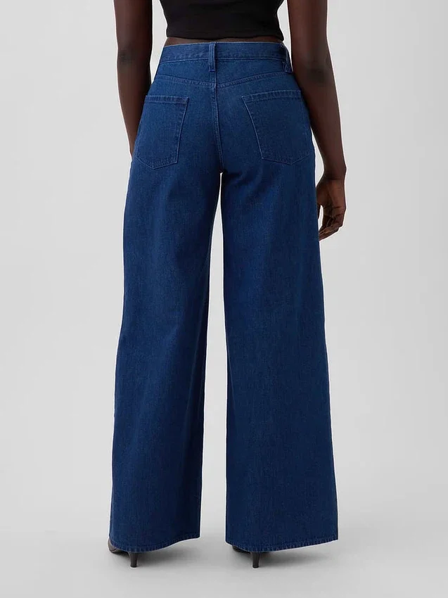 Gap × Hfr lavt sittende, ekstra baggy Jeans med blomstermønster fra Atelier Ndigo