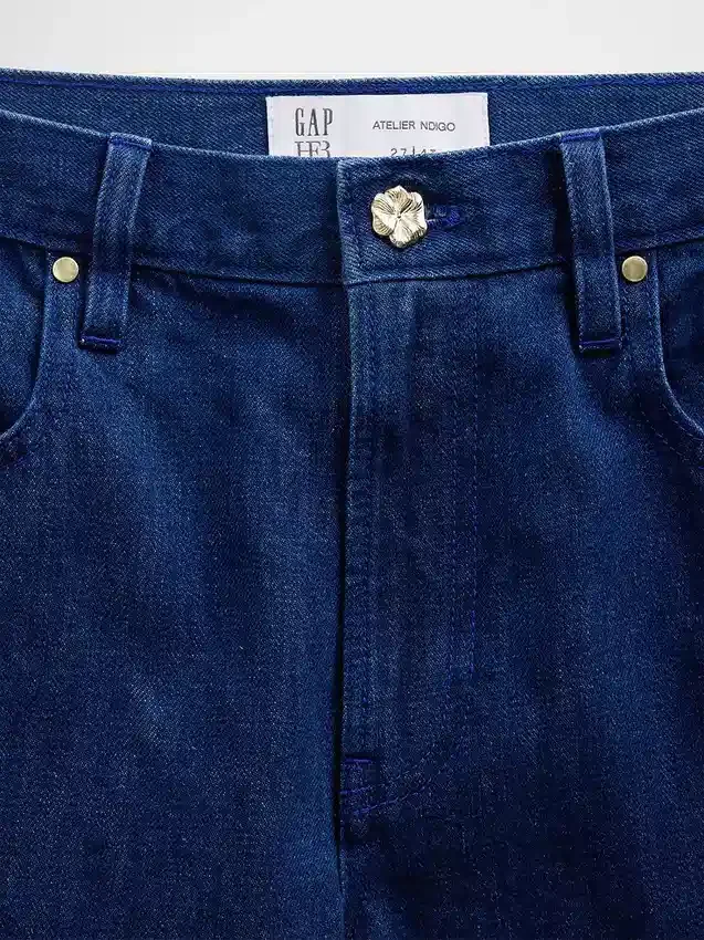 Gap × Hfr lavt sittende, ekstra baggy Jeans med blomstermønster fra Atelier Ndigo