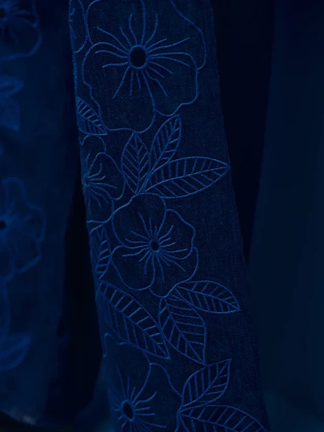 Gap × Hfr lavt sittende, ekstra baggy Jeans med blomstermønster fra Atelier Ndigo