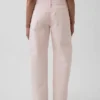 Gap × Hfr rosa baggy Barrel-Jeans med lav midje fra Nicole Benefield Portfolio