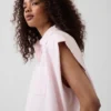 Gap × Hfr Ultrasoft Denim-skjorte med brede skuldre fra Nicole Benefield Portfolio